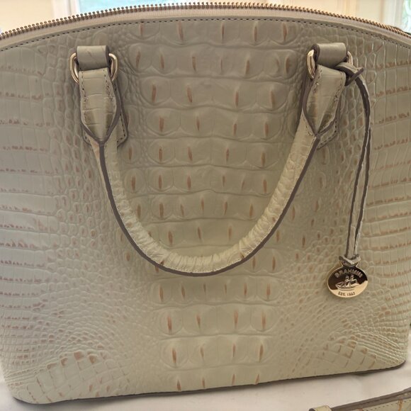Brahmin Duxbury Satchel in Crystal - Picture 1 of 8